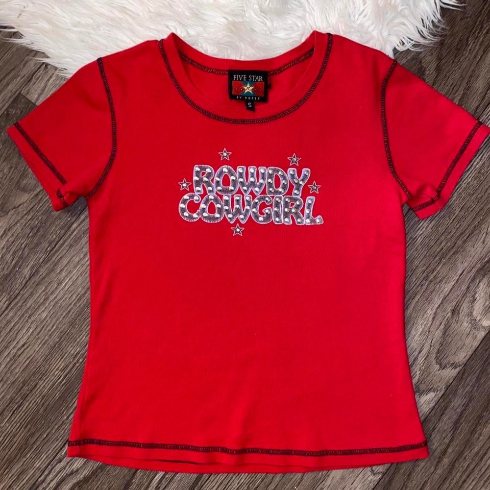 Y2K Cowgirl Crop Top